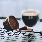 Кофеварка Crema, капсульные фильтры для Dolce Gusto многоразовая перезаправляемая кофейная капсула, кофейная капсула из пищевого полипропилена