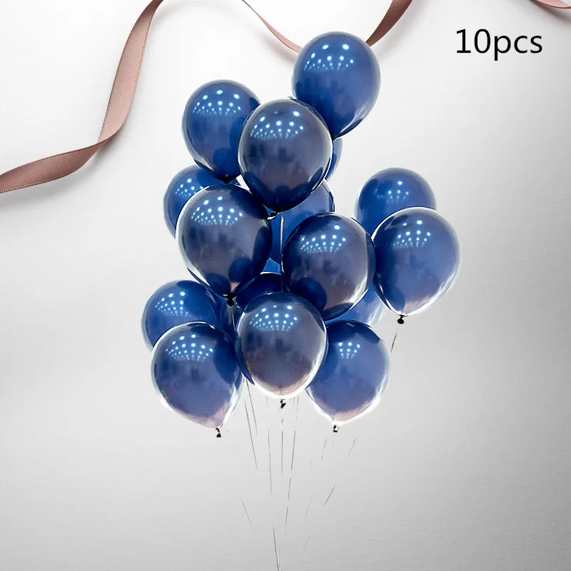 10pcs Космические вечерние космонавты и ракеты корабль фольгированные шары Галактика/Солнечная система тема вечерние для мальчиков детские украшения на день рождения - Цвет: 10pcs