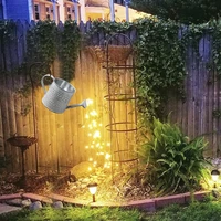watering can solar garden landscape path led string lights yard stake for christmas yard lawn art outdoor wedding decoration