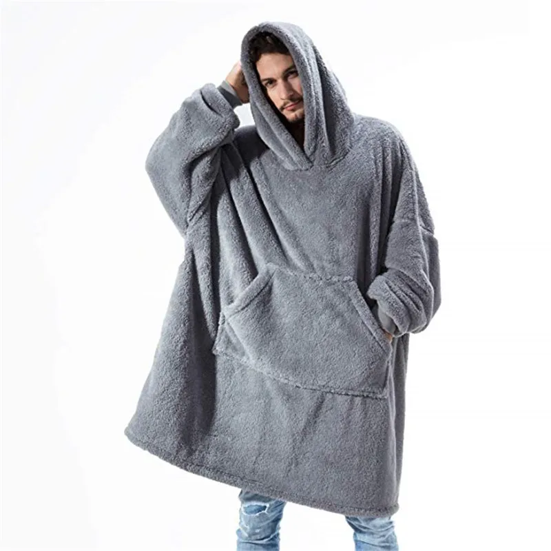 

Winter Coat Unisex 2020 Plush Teddy Coat Hooded Pullover Faux Fur Coat Abrigos Mujer Invierno Femme Veste