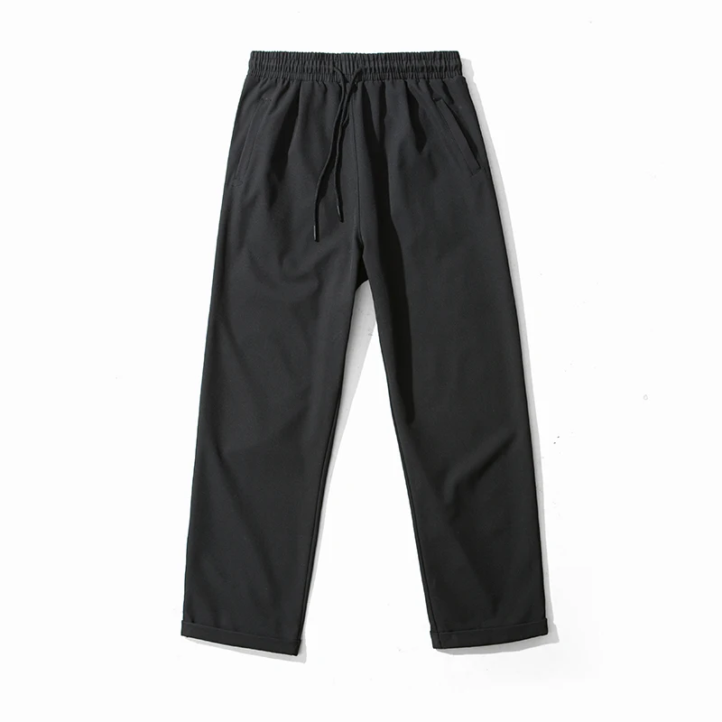 Мужские шаровары для бега мужские черные хлопковые комфортные брюки Летние