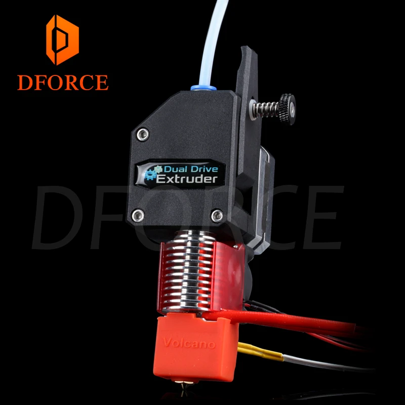 DFORCE BMG экструдер вулкан HOTEND MK8 Боуден экструдер двойной привод экструдер для 3d принтера высокая производительность для I3 printe