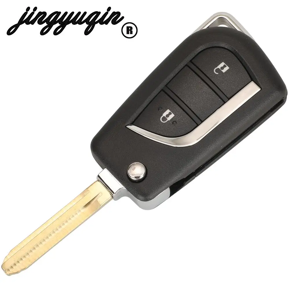 Модифицированный Автомобильный Дистанционный Ключ Jingyuqin Для Toyota Prius Hilux Etios Vios Yaris