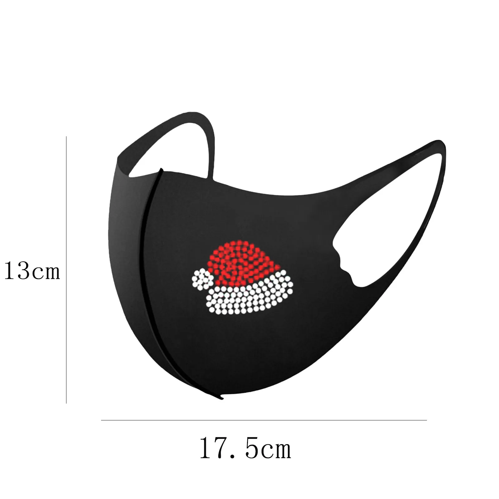 

Mascarillas Women Man Face Mouth Mask 1pc Reusable Adult Christmas Hallowee Cartoon Diamonds Face Masks Mondkapjes Wasbaar