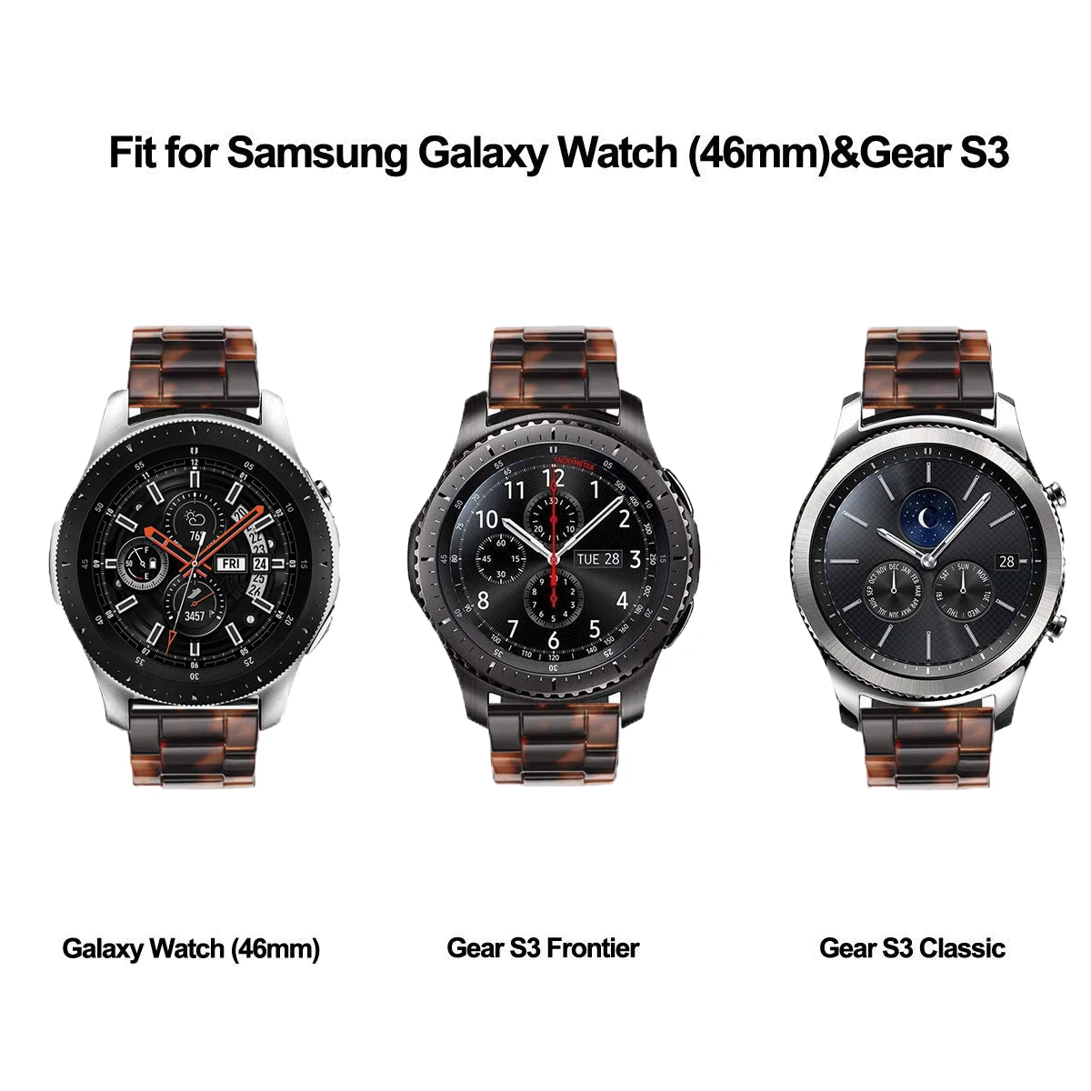 22 мм Универсальный ремешок для часов Samsung Gear S3 Classic/Frontier браслет samsung galaxy watch 46
