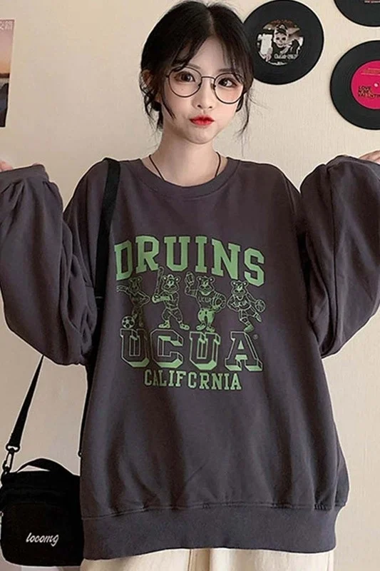 

Real Shot New Loose-Fitting Casual round-Neck Pullover Sweater