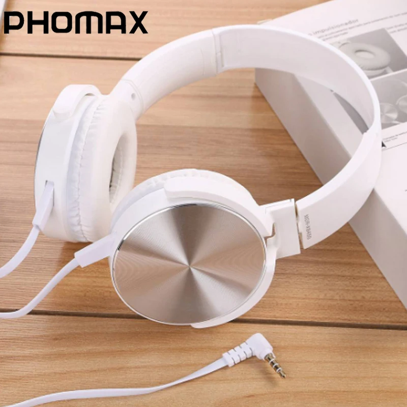 Игровая гарнитура PHOMAX с сабвуфером высокое качество звука проводные наушники 3 5