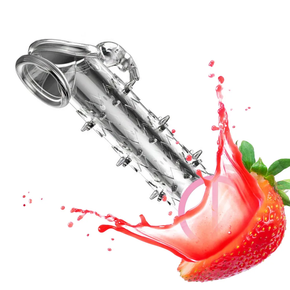 Мужской пенис рукав многоразовые насадки на удлинитель массажер петух кольцо