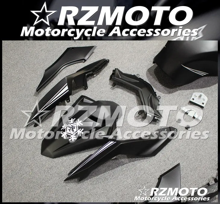

New ABS Motorcycle Fairing Kit Fit for Kawasaki Ninja300 EX300 2013 2014 2015 2016 2017 ZX300R 13 14 15 16 17 Custom Black matte