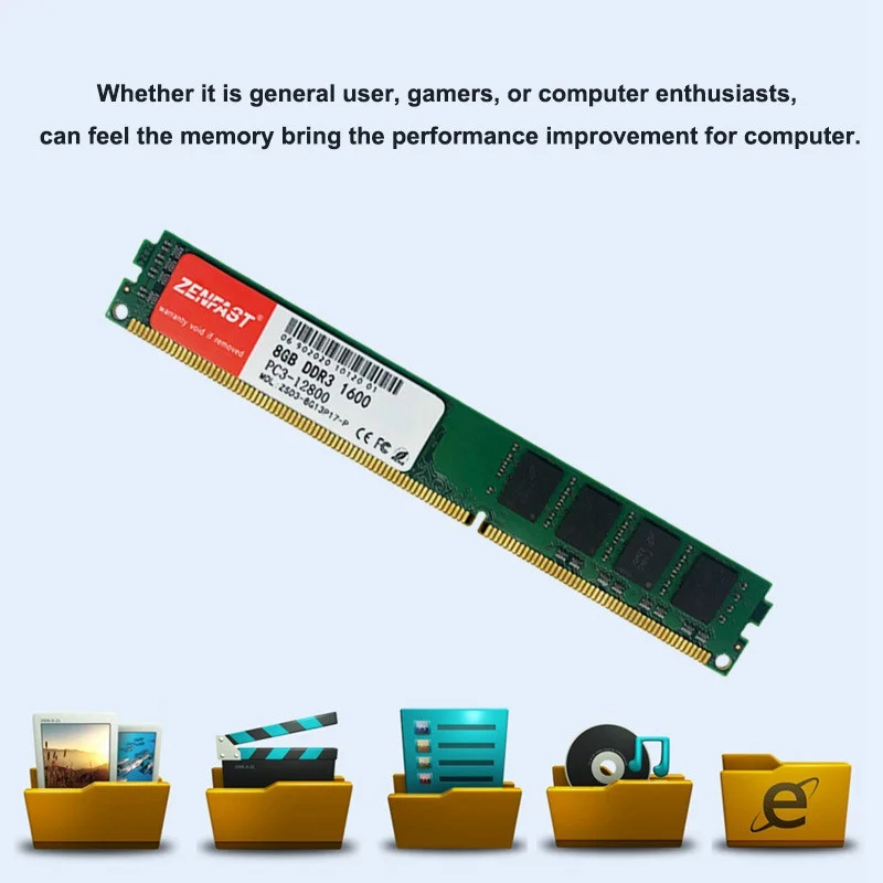 ZENFAST оперативная память DDR3 8 ГБ 4 1333 1600 МГц для настольного компьютера 240pin 1 5 в