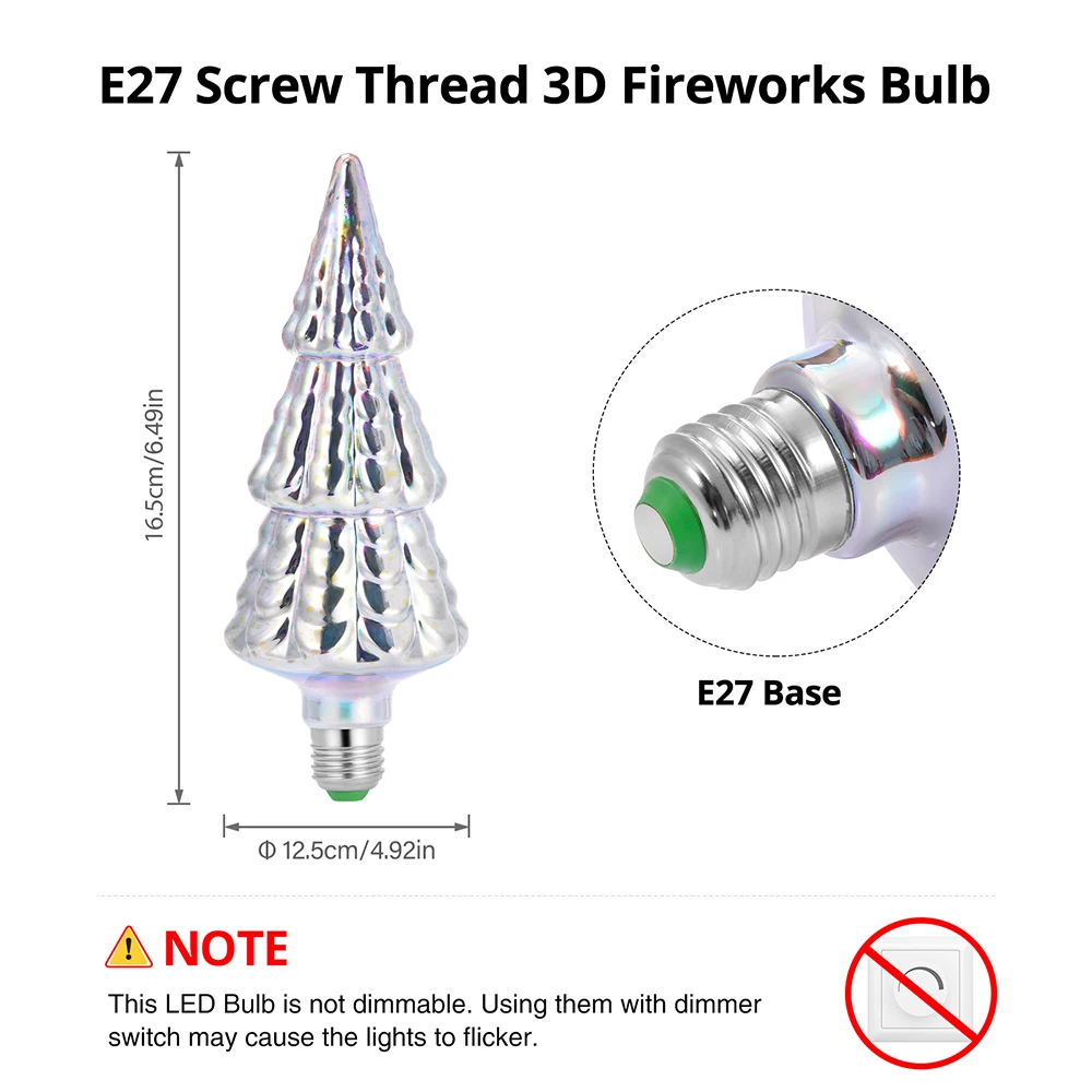 

3D Decoration LED Bulb Retro Edison Bulb Holiday Lights Bulb Led Lamp Incandescent Lamp Filament Light Bulb Home Decor