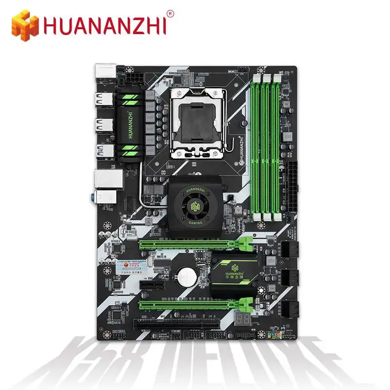 

Материнская плата HUANANZHI X58 DELUXE для Intel LGA 1366 DDR3 1066 1333 МГц 48 ГБ SATA2.0 USB3.0 ATX LGA1366