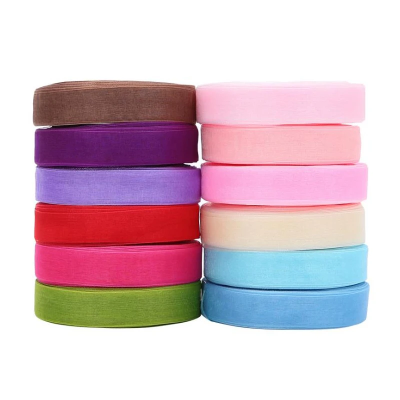 1 см Снежная пряжа шифон лента цветочный магазин свежее мыло в подарочной коробке