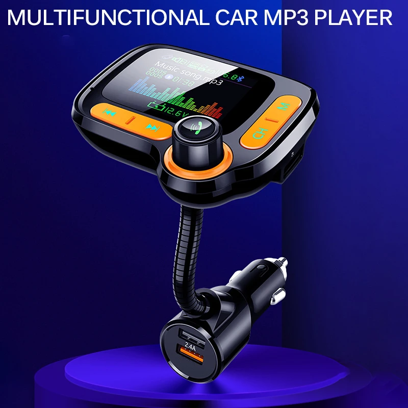 Автомобильный Mp3 плеер TIOODRE fm передатчик Bluetooth 5 0 AUX автомобильный модулятор