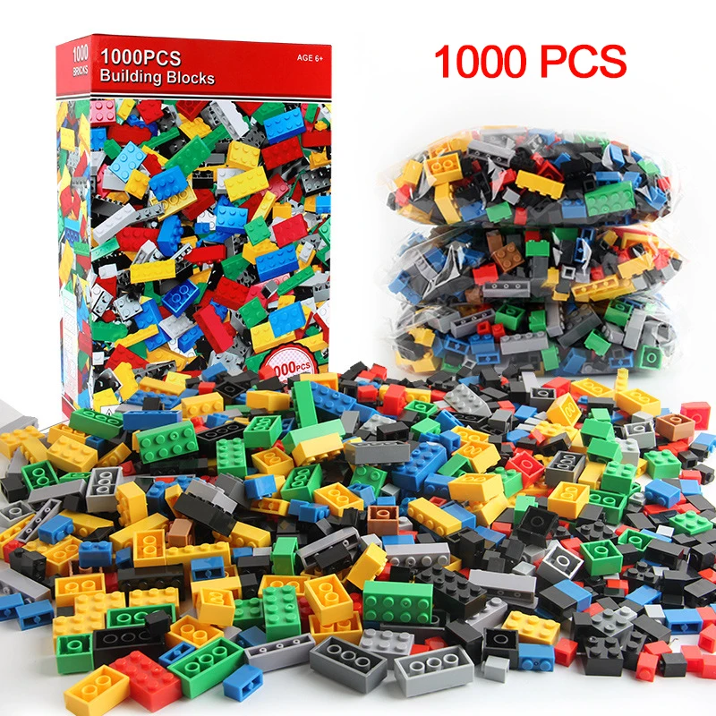 

300/500/1000 Pieces Diy Model Assemblage Bouwstenen Sets Creatieve Bakstenen Kinderen Educatief Speelgoed Kinderspeelgoed Blokke
