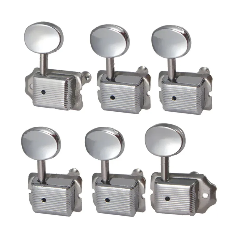 6 шт./компл. 6R хромированный серебристый винтажный тюнер Струны для электрогитары
