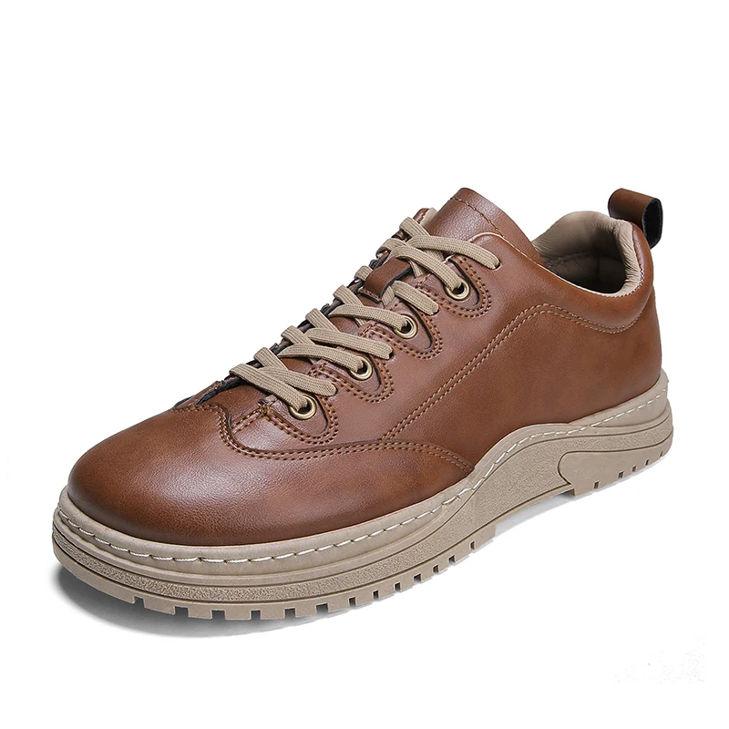 

New fashion, comfortable and wear-resistant artificial leather casual sports men's shoes