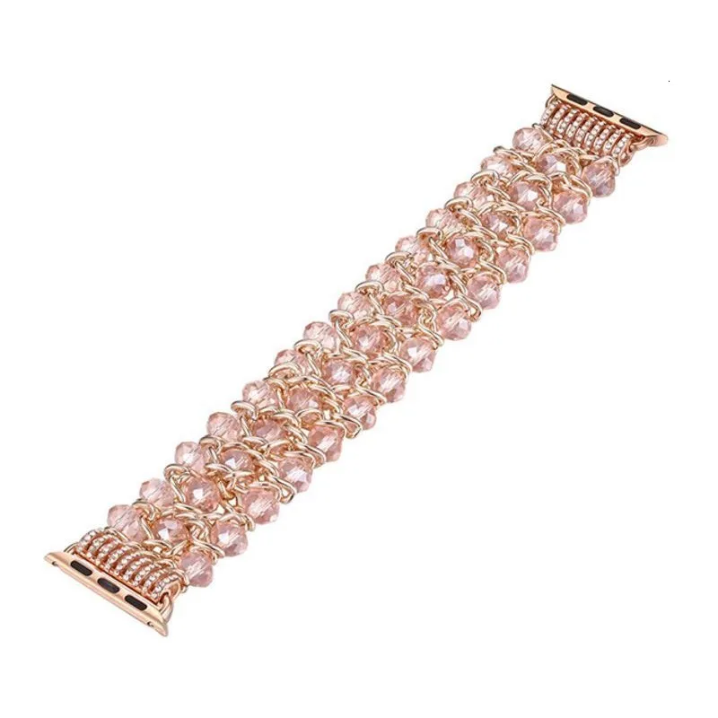 FOHUAS Highquality Natural Gray agate band for Apple watch Replacement wrist women's fashion Wrist Strap With Adapters 38MM 42MM