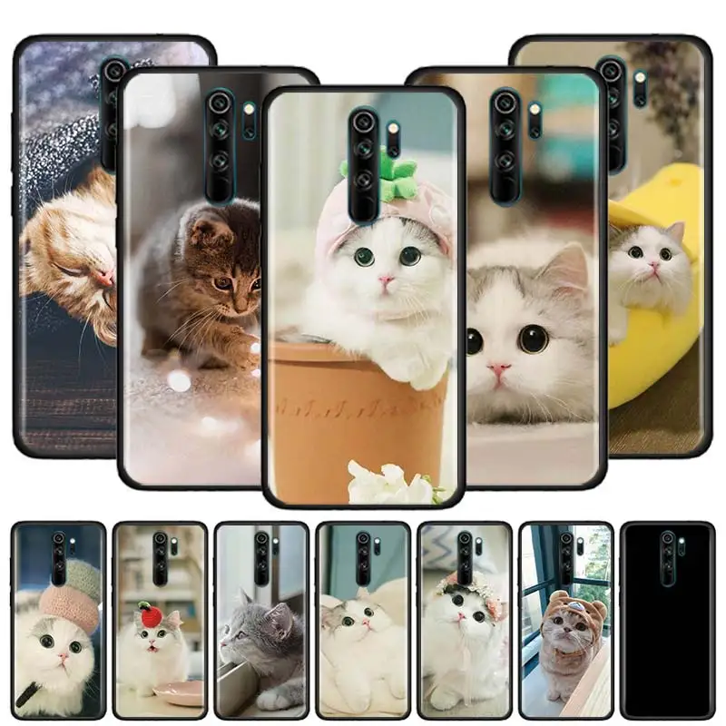 Чехол для Xiaomi Redmi Note 9S 8T 8 7 9 9A 9C K30 Pro 8A 7A 6 Черный силиконовый чехол телефона |