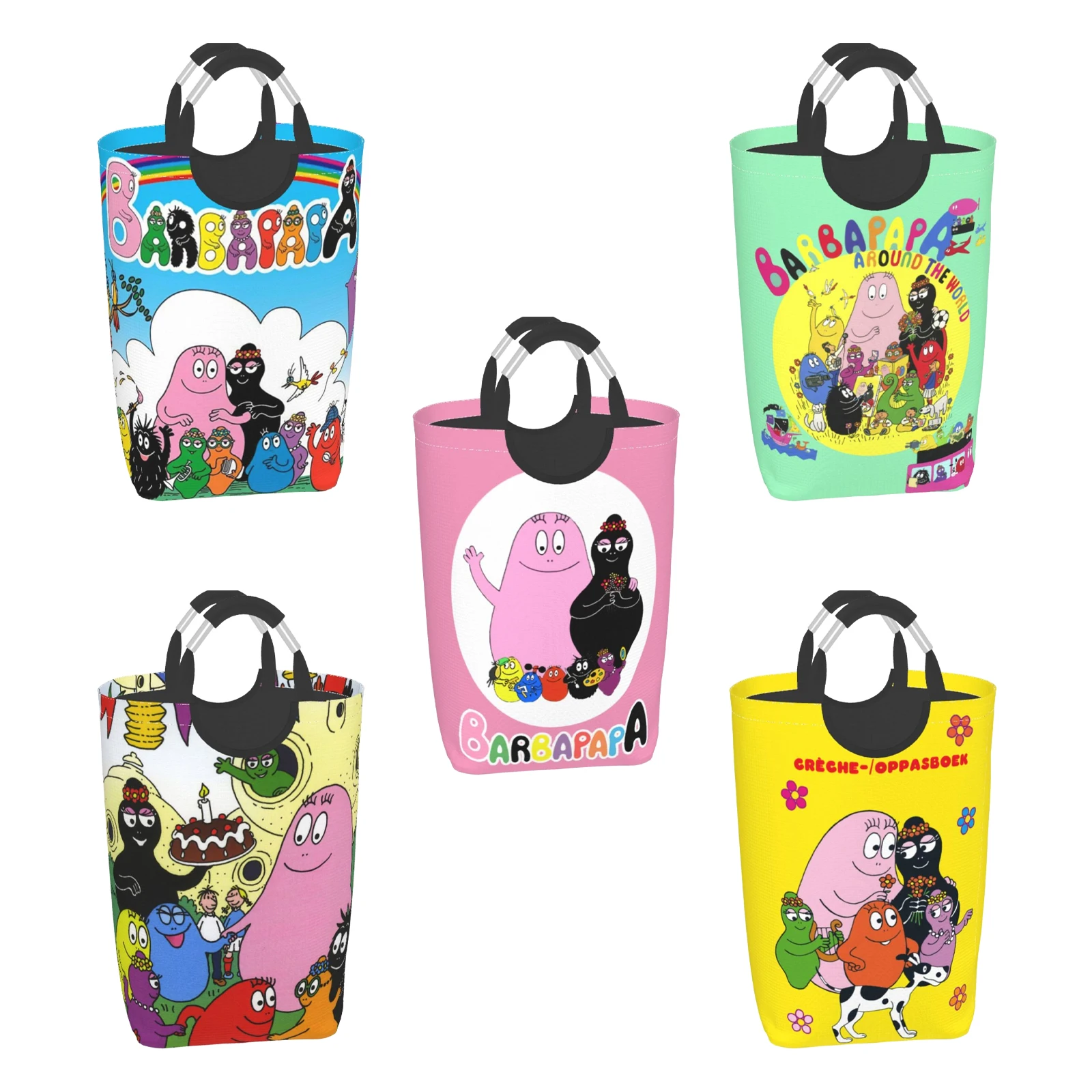 

Отдельно стоящая корзина для белья barbapпа с ручкой, корзины для белья, одежда, игрушки