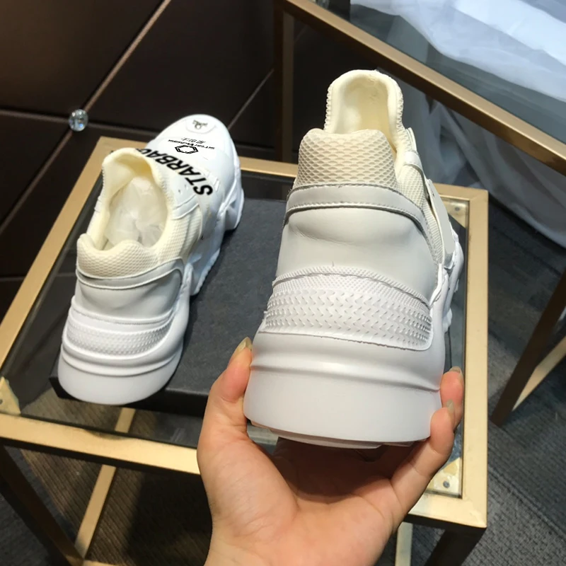 

Italian star PP original skull new fashion casual men's sneaker leather breathable German men's shoeswith concert box dust bag