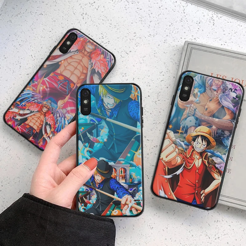 

Japan Anime One Pieces Luffy Zoro Phone Case For Xiaomi Redmi 7 7A 8 8A 9 9i 9AT 9T 9A 9C Note 8 8 2021 8T Soft TPU Cover Coque