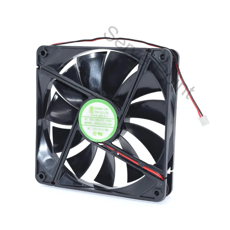 Оригинальные новые для DFB132512H DC12V 3 0 W 135*135*25 мм 13 5 см 2 провод Сервер площадь
