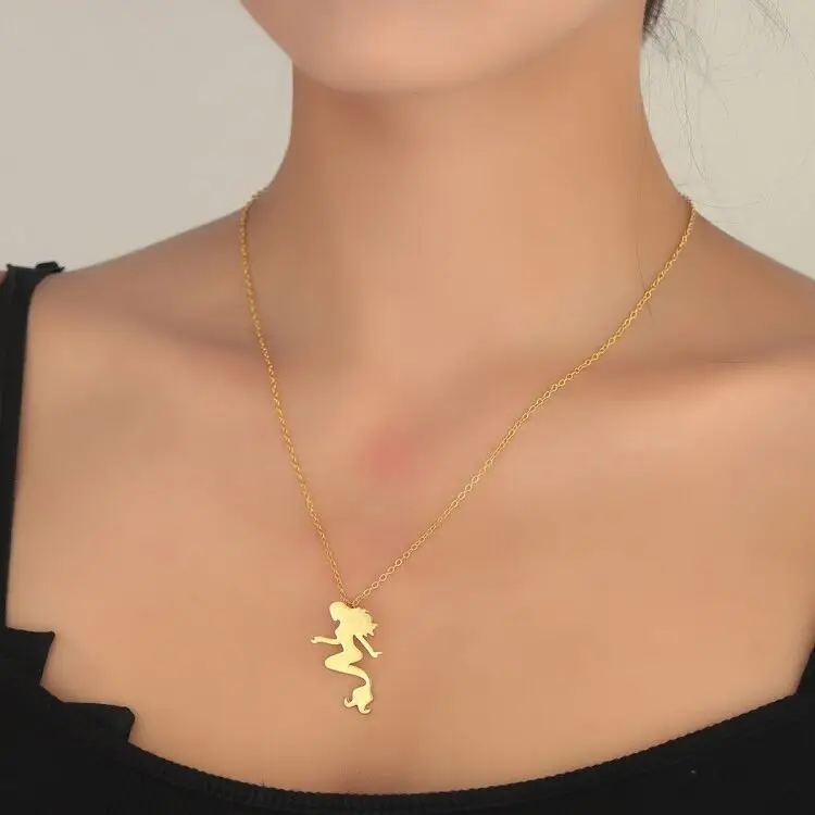 Романтическая Принцесса Русалочка Ариэль кулон ожерелья ювелирные изделия в