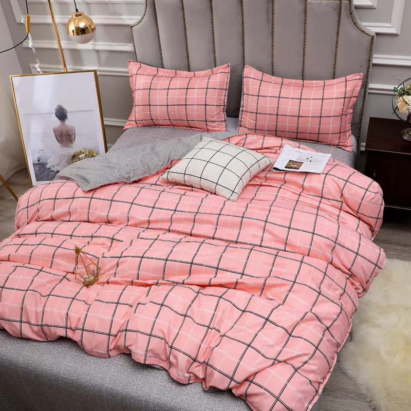 Комплект постельного белья из 4 предметов пододеяльник простыня подушка одеяло