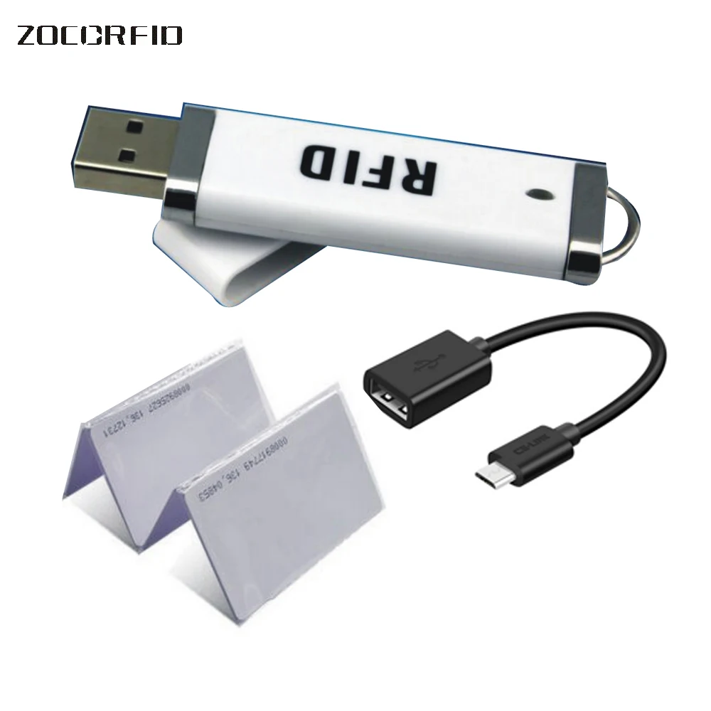 Портативный мини USB RFID ID кардридер 125 кГц воспроизведение и подключение без
