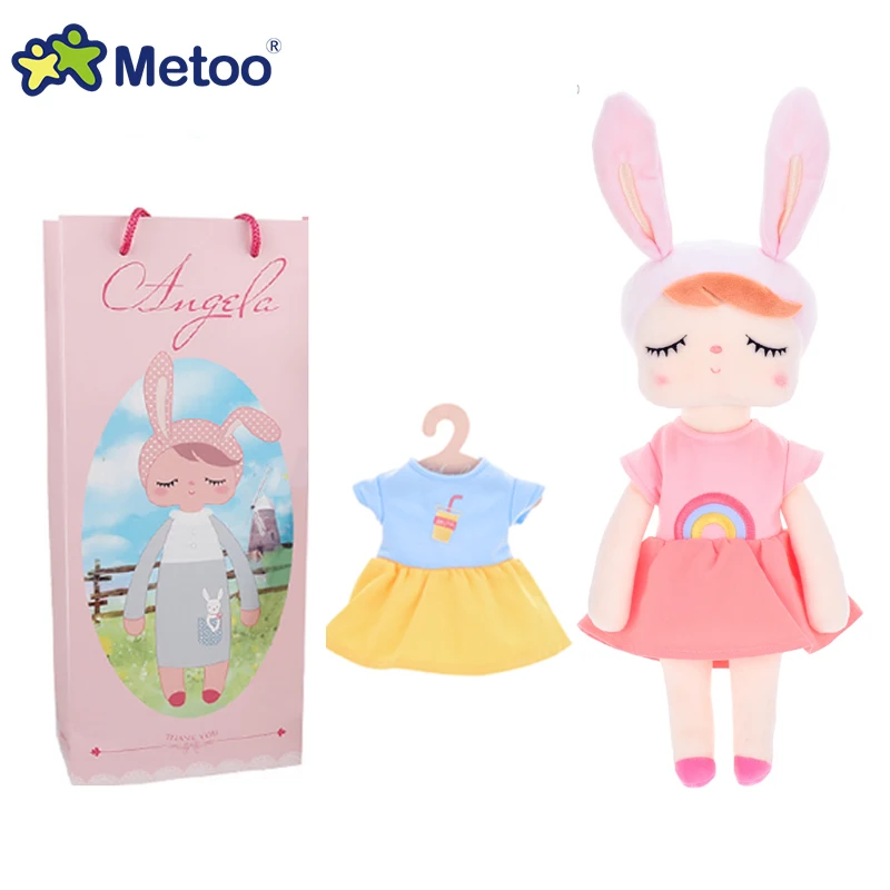 Новые оригинальные плюшевые игрушки Metoo наряд куклы Анжелы в коробке нарядная