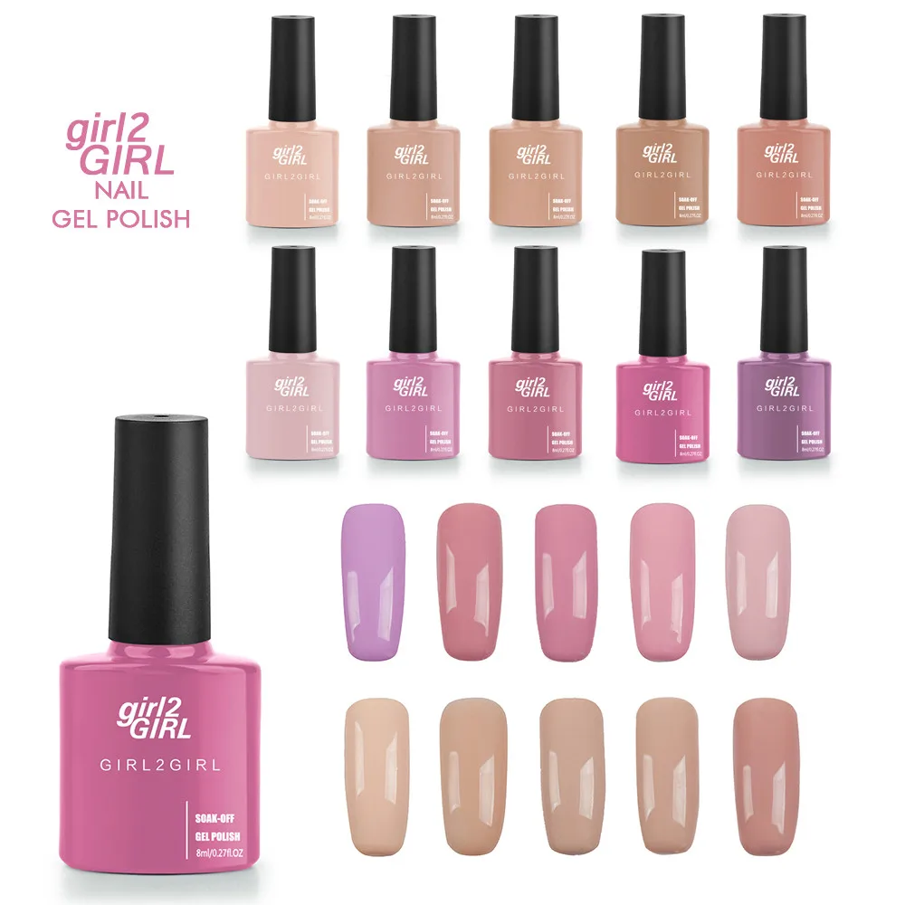 girl2GIRL Set 47 pcs/lot Beauty lac Colors 8 ml High Quality Long-lasting Soak-off LED Gel Nail Polish uv color | Красота и здоровье