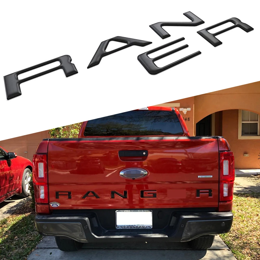 1 комплект подходит для 3D этикетки автомобиля Ford RANGER наклейки на заднюю машину