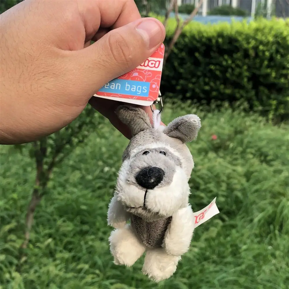 Серый хаски ожерелье с подвеской в виде чучела презентабельным видом: плюшевый