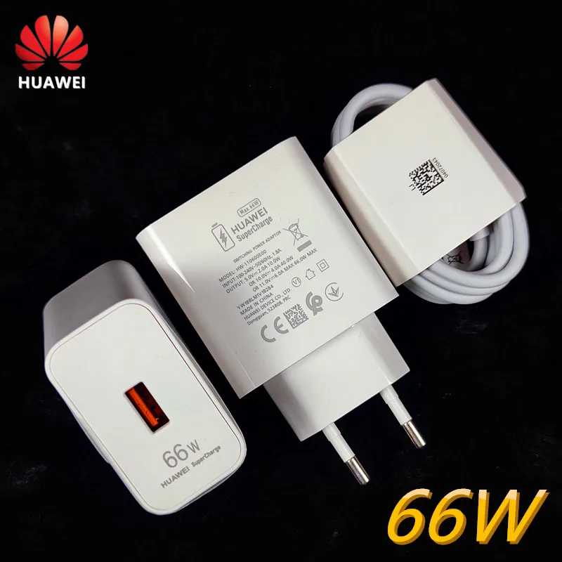 

Зарядное устройство для Huawei mate40 pro, ЕС адаптер для быстрой зарядки, 66 Вт, 6 А, кабель Type-C для Huawei Mate 40 Pro, mate30, 40, p40 pro, nova8, P30 pro