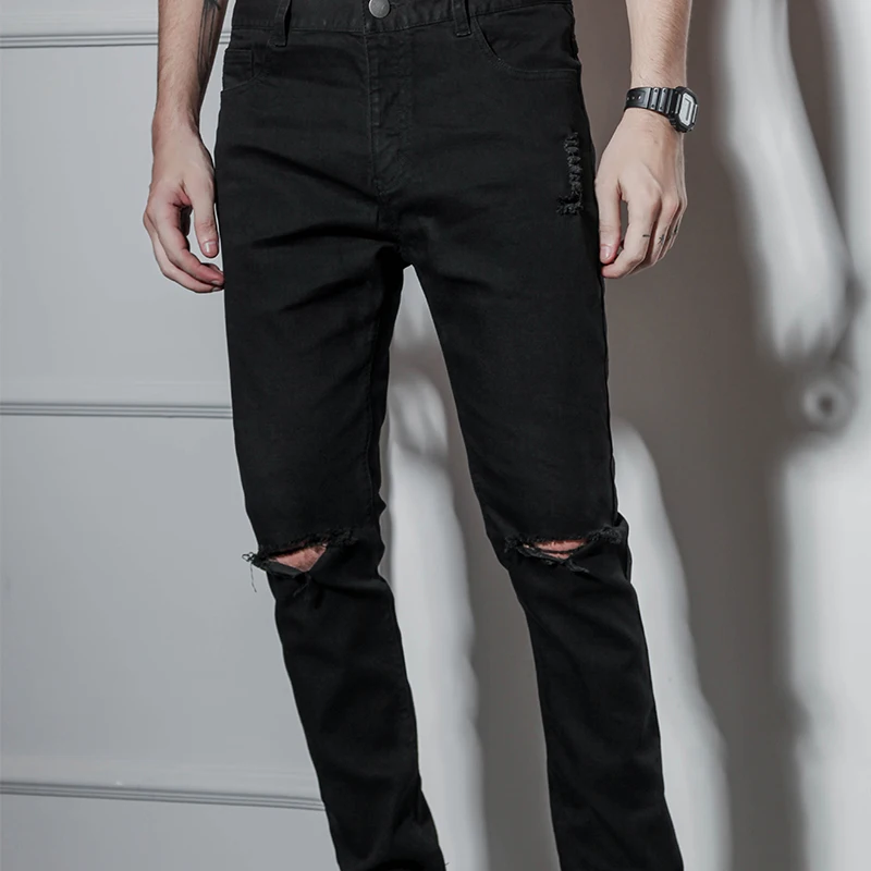 Японские южнокорейские европейские и американские модные мужские джинсы с