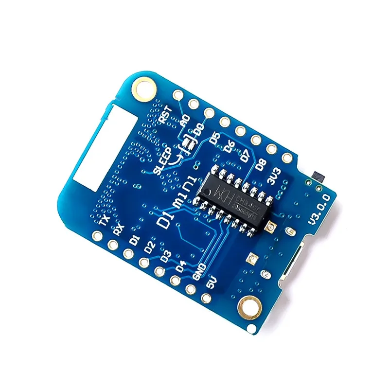 Wemos D1 Mini V3.0.0 WIFI Интернет вещей Разработочная плата на основе ESP8266 CH340 CH340G 4MB для Arduino Nodemcu V2 MicroPython.