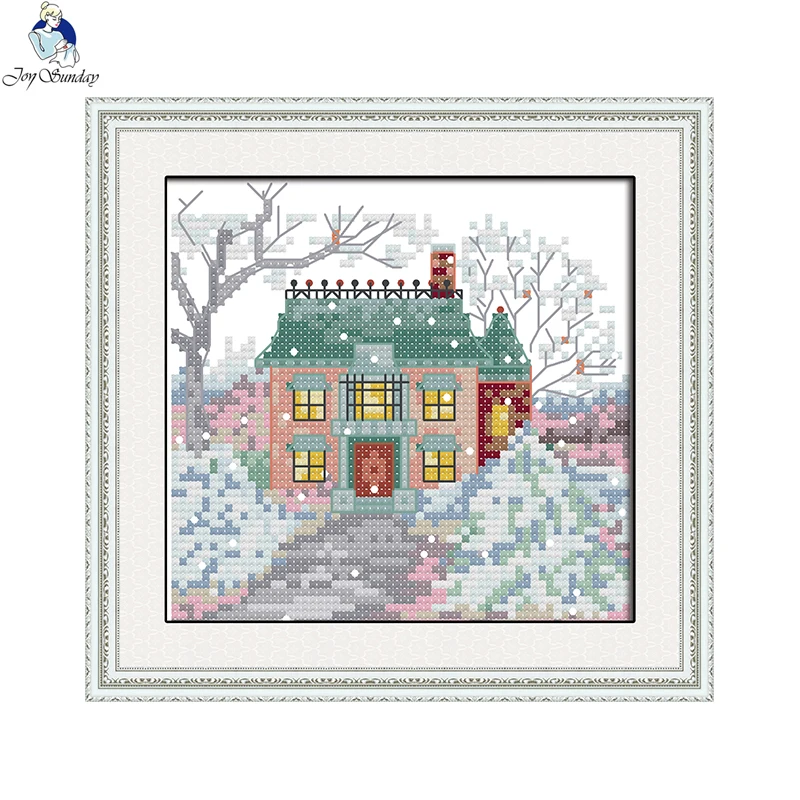 Всесезонные узоры для вышивки крестом ручной работы Набор aida распродажа