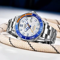 2021 lige mens watches top brand luxury fashion business watch mens stainless steel waterproof wristwatch relogio masculinobox