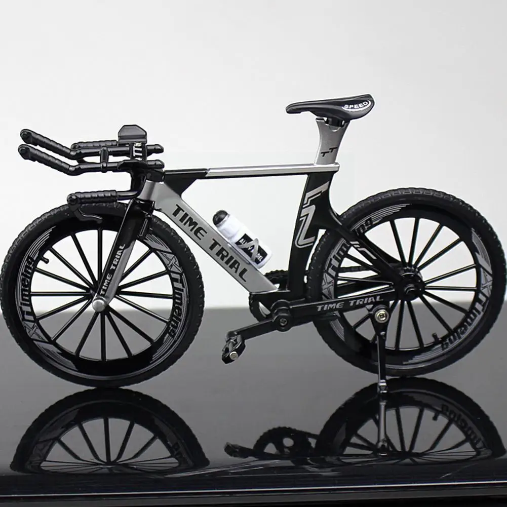 

Mini 1:10 TT Timing Racing Bicycle Model Finger Mountain Bike Home Gift Ornaments Bicycle Simulation Collection Toys For Bo E2A5