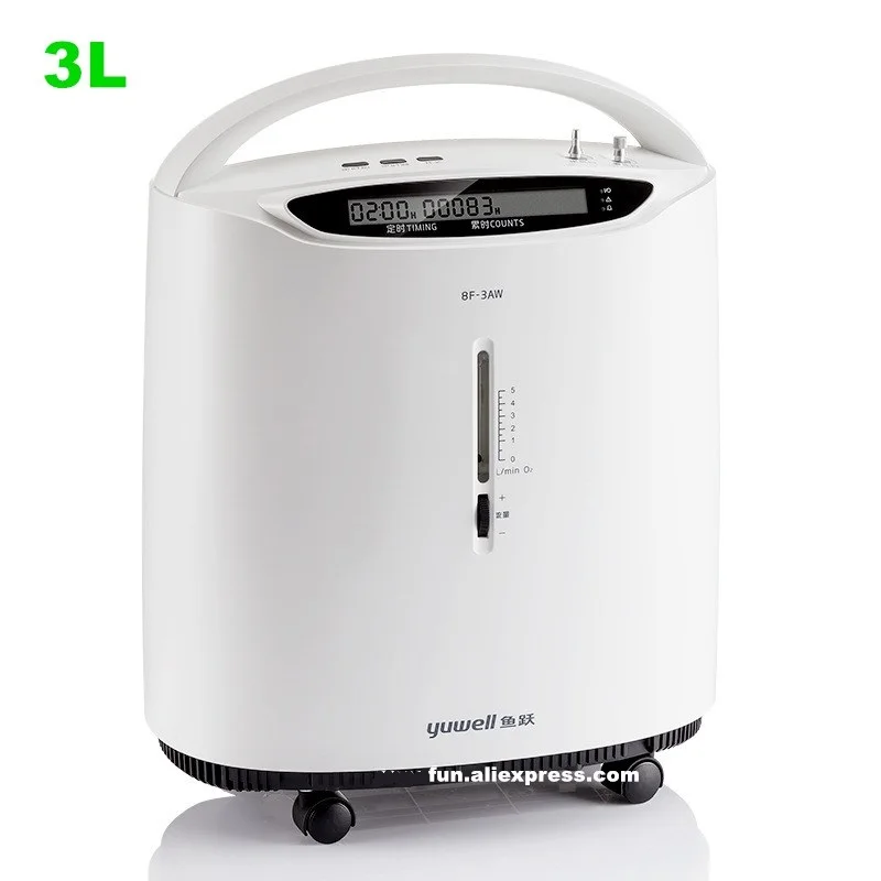 

YUWELL 8F-3AW Oxygen Concentrator Portable 3L Oxygen Generator Medical Oxygen Machine Homecare Medical Equipment In Stock