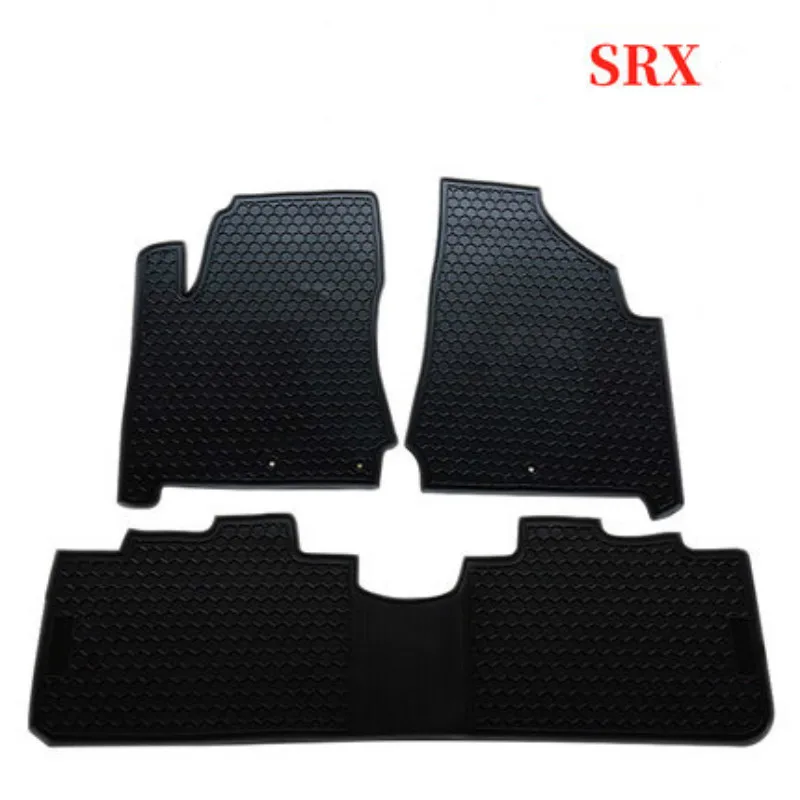 

Full Set Custom Rubber Car Floor Mats for Cadillac ATSL SRX XT5 SLS XTS CTS ATS-L No Odor Front and Rear Carpets Waterproof