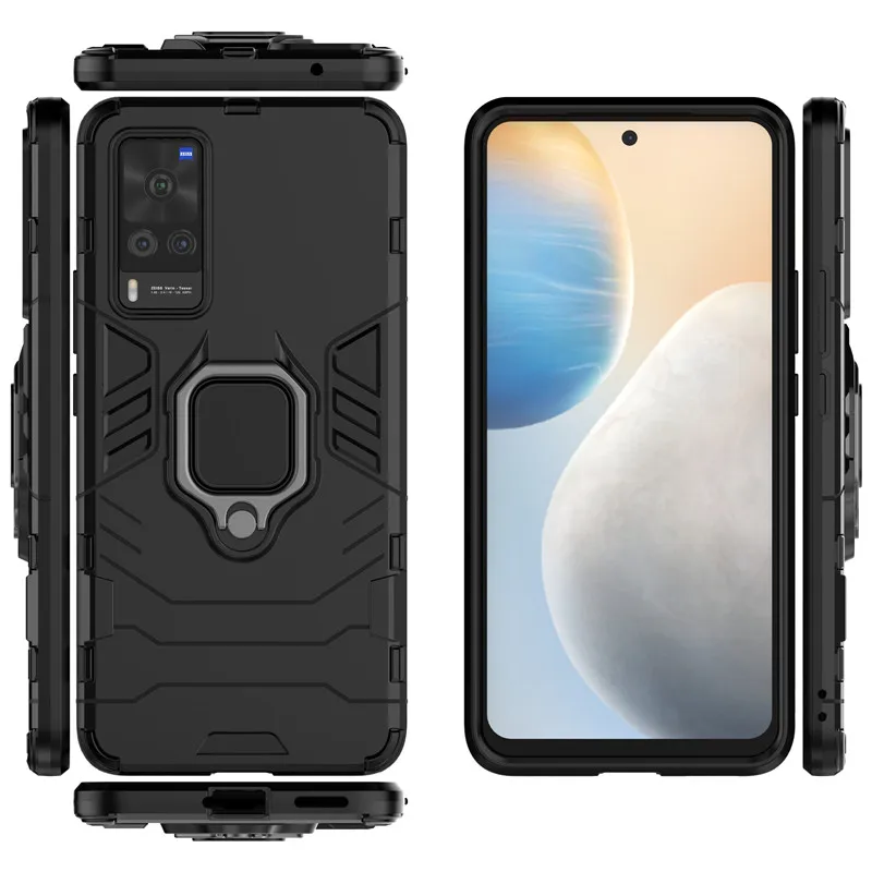 

For Vivo X60 Case For Vivo X60 X50 V20 SE IQOO 7 5 U3 U1X Z1X Neo 3 Cover Armor Shockproof Silicone PC Phone Bumper For Vivo X60