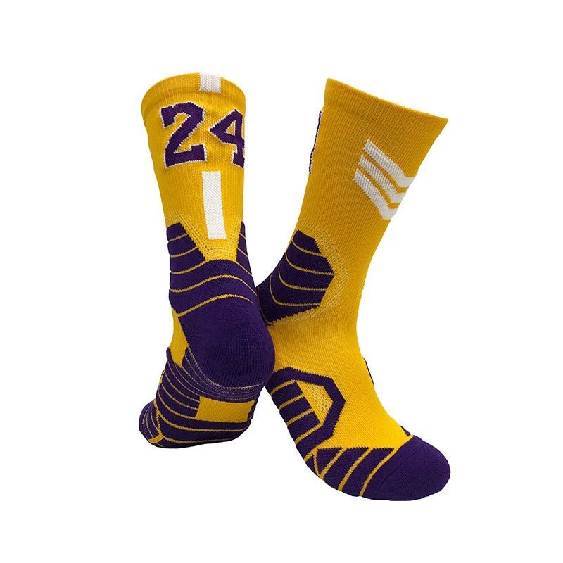 Professional Super Star Basketball Socks Elite Thick Sports Socks Non-Slip Durable Skateboard Towel Bottom Socks Stocking images - 6