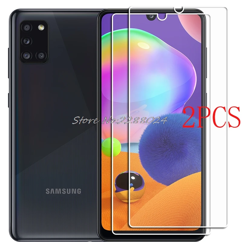 

2PCS for Samsung Galaxy A31 Tempered Glass Protective SM-A315F A315F SM-A315G A315G 6.4" Screen Protector Film phone Cover