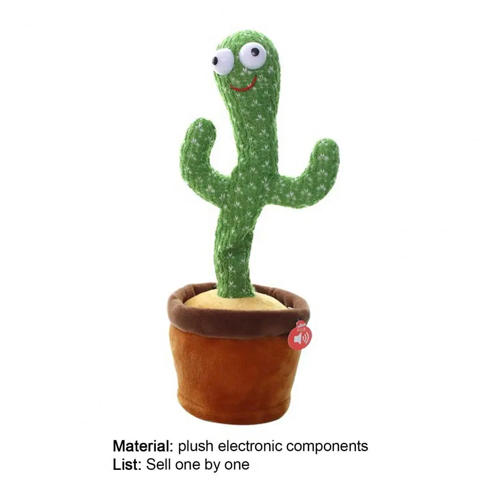 

Cactus Plush Doll Funny Educational Cute Dancing Cactus Stuffed Toy for Valentines Kids Educational Toys for Children Gifts