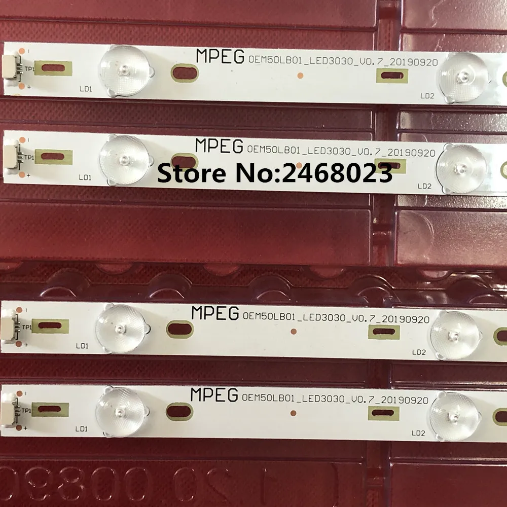Светодиодный Подсветка полосы для TCL L50F3800A 50D2700 4C LB500T YH2 50FA3213 55L510U18 LVF500AU0T E4 TOT 8X5 3030C