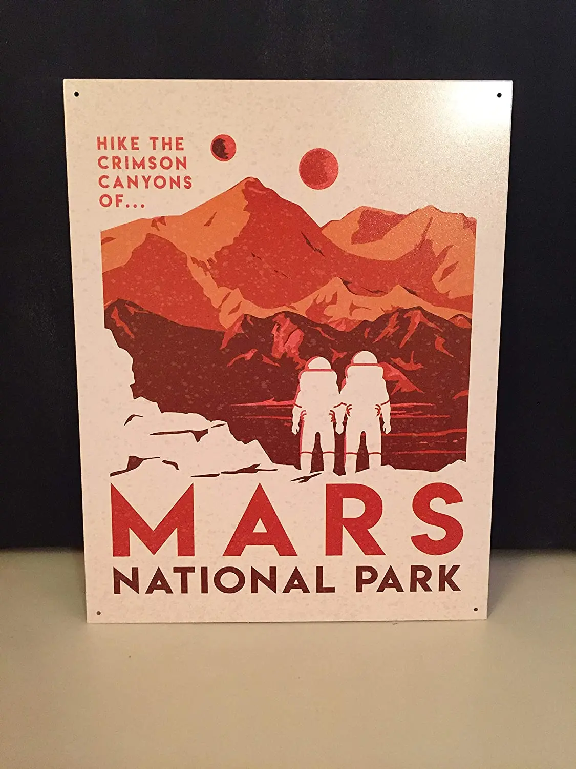 

Diuangfoong Mars National Park Vintage Reproduction Metal Sign 12" x 8"