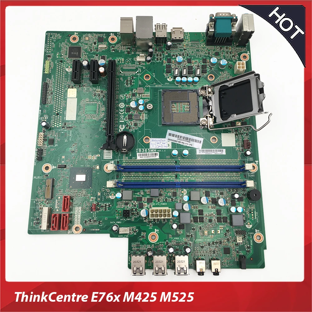 

Оригинальная материнская плата для ПК Lenovo, для ThinkCentre E76x M425/525, IB365MH, 5B20U53853, полностью протестирована, высокое качество