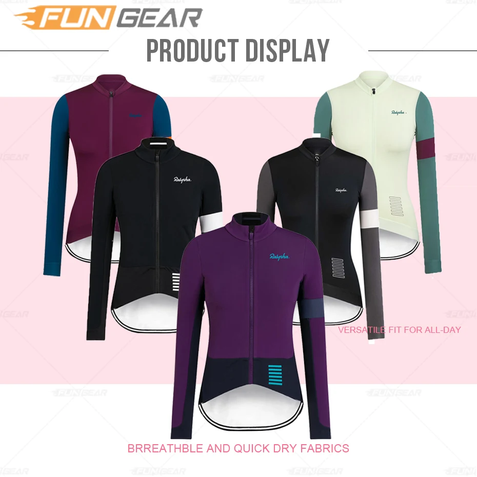 Lady Long Sleeve Cycling Jersey Women Bicycle Road Bike Uniform Spring Autum MTB Clothing Breathable Team Cycle Sweatshirt 2021
